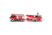 Leketøysbil - SIKU Unimog Brannbil m/båt - 313-1636