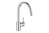 Blandebatterier og beslag - Grohe Concetto Kitchen faucet with pull-out C-spout Chrome - 32663003
