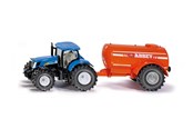 Leketøysbil - SIKU 1:50 Traktor m/Enakslet Vacumtanker - 313-1945