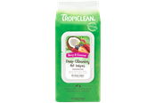 Hund - Tropiclean Deep Cleaning Pet Wipes Berry & Coconut (100-Pack) - 61810