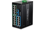 Switch/splitter - TRENDnet TI-PG262 26-Port Hardened Industrial Gigabit PoE+ DIN-Rail Switch - TI-PG262