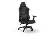 Gamingstol - Corsair TC100 Relaxed Gamingstol - Svart - Myk kunstlær - Opptil 120 kg - CF-9010050-WW