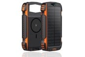 Nødlader - 4smarts TitanPack Solar Power Bank - 20 Watt Nødlader - Svart - 20000 mAh - 496560