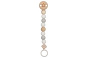 Babyleker - Goki Wooden Pacifier Chain Star Blue - 65238