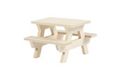 Kreative leker - Creativ Company Wooden Mini Picnic Table - 56927