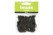 Kreative leker - Creativ Company Wooden Beads Black 150pcs. - 570395