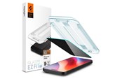 Mobil - Beskyttelsesglass - Spigen Glass tR EZ Fit HD (Privacy) 1 Pack - Transparency - iPhone 16 Pro - AGL07936
