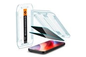 Mobil - Beskyttelsesglass - Spigen Glass tR EZ Fit (Privacy) 2 Pack - transparency - iPhone 17/16 Pro Max - AGL07908