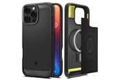 Mobil - Deksel og etui - Spigen Rugged Armor MagSafe - matte black - iPhone 16 Pro - ACS08115