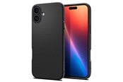 Mobil - Deksel og etui - Spigen Liquid Air - matte black - iPhone 16 Plus - ACS08066