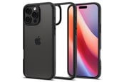 Mobil - Deksel og etui - Spigen Crystal Hybrid - Matte Black - iPhone 16 Pro Max - ACS08031