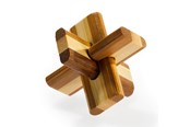 Treleker - Eureka 3D Bamboo Brain Puzzle Doublecross - 52473125