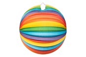 Leketøy - Globos Paper Lantern Round Rainbow 25cm - 6285