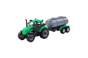 Leketøysbil - Cavallino Toys Cavallino Tractor with Tank Truck Green Scale 1:3 - 1276FM04