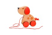Babyleker - Goki Wooden Pull Animal Dog - 54942