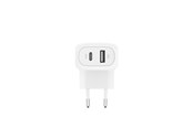 Mobil - Adaptere og ladere - Belkin BOOSTCHARGEª 42w - 30w USB-C PD PPS + 12w USB-A Dual Wall Charger White - WCB009VFWH
