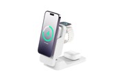 Mobil - Adaptere og ladere - ALOGIC Matrix ULTIMATE 3-in-1 Wireless Charger with 5.000mAh MagSafe Power Bank - MFPB5KM-EU