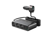 Mobil - Adaptere og ladere - Joyroom Car charger JOYROOM JR-CL06 Multi-Port (black) - JR-CL06