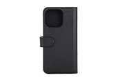 Mobil - Deksel og etui - Deltaco Wallet Case 2-in-1 iPhone 15 Pro Max - Black - MCASE-WIP15P67
