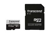 Minnekort - Transcend 350V High Endurance MicroSD/SD - 100MB/s - 512GB - TS512GUSD350V