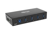 USB-hub - Eaton series 4-Port Rugged Industrial USB 3.0 SuperSpeed Hub USB-hub - USB 3.2 - 4 porter - Svart - U360-004-IND
