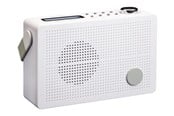 DAB, nettverks- og klokkeradio - Lenco PDR-030WH - Portable DAB+/FM radio with alarm function - White - DAB/DAB+/FM - Mono - PDR-030WH