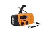 DAB, nettverks- og klokkeradio - Xceed Solar Emergency Multi Radio - AM/FM - Orange - 110219051815