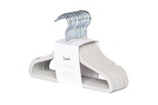 Barnerom - 3 Sprouts - Velor Hanger 15 pcs Grey - IHVGRY-15