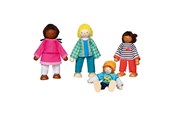 Dukker, Bamser & Utstyr - Goki Flexible Dolls Intercultural Family 4pcs. - 51463