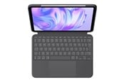 Tastatur - Logitech Combo Touch for iPad Pro 11" (M4) & iPad Pro 11" Gen 1/2/3/4 - Graphite - Tastatur & Foliosett - Engelsk (Storbritannia) - Grå - 920-012777