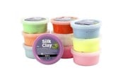 Kreative leker - Creative Company Silk Clay - Basic Colours (10 × 40 g) - 79146