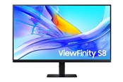 Skjerm - 32" Samsung ViewFinity S8 S32D800UAU - 3840x2160 (4K) - 60Hz - VA - 90W USB-C - KVM switch - LS32D800UAUXEN