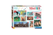 Puslespill - Clementoni Jigsaw Puzzle Super Color 10in1 Animal Friends Gulv - 20283