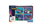 Puslespill - Clementoni Jigsaw Puzzle 4in1 Batwheels Gulv - 21529
