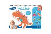 Puslespill - Educa Baby Puzzles 5 pcs Dinosaurs - 80-18873