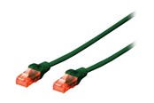 Nettverkskabel - DIGITUS Professional patch cable - 5 m - green - Grønn - 5m - DK-1617-050/G