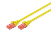 Nettverkskabel - DIGITUS CAT 6 U-UTP Patch Cord - 3m - Gul - 3m - DK-1617-030/Y