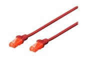 Nettverkskabel - DIGITUS Professional patch cable - 10 m - red - Rød - 10m - DK-1617-100/R