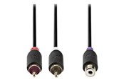 Lydkabel - Nedis audio cable - 20 cm - CABW24020AT02