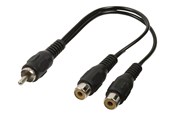 Lydkabel - Nedis subwoofer cable - 20 cm - CAGB24010BK02