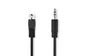 Lydkabel - Nedis CAGL20100BK20 audio cable - CAGL20100BK20