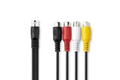 Lydkabel - Nedis CAGL20450BK02 audio cable - CAGL20450BK02