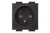 Diverse kabel - Crestron Electronics Crestron FT2A-PWR-FR series FT2A-PWR-FR-1-BASIC - power socket mechanism - France/Belgium - 1 power socket - black - FT2A-PWR-FR-1-BASIC
