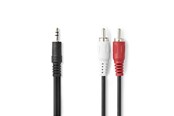 Lydkabel - Nedis CAGL22200BK100 audio cable - CAGL22200BK100