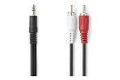 Lydkabel - Nedis CAGL22200BK50 audio cable - CAGL22200BK50