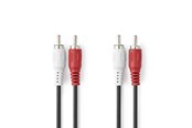 Lydkabel - Nedis CAGL24200BK20 audio cable - CAGL24200BK20