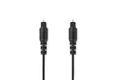 Lydkabel - Nedis CAGL25000BK50 audio cable - CAGL25000BK50