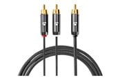 Lydkabel - Nedis subwoofer cable - 3 m - CATB24000GY30