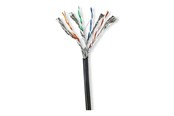 Nettverkskabel - Nedis CCBG8599BK100S networking cable - Svart - 100m - CCBG8599BK100S
