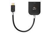 Skjermkabel - Nedis USB-C 3.1 Adapter Cable - USB / VGA adapter - 24 pin USB-C to HD-15 (VGA) - 20 cm - CCBW64852AT02